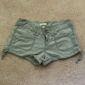 Aeropostale sage green shorts